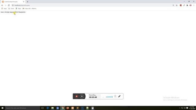 PHP Bangla Tutorial : PHP Echo and Print Statements part - 04 смотреть онлайн