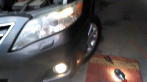 Замена лампочки габарита на Toyota Camry 40. Часть 2.