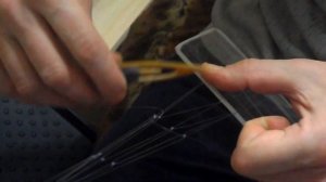 Как связать экран.Вязание сети из лески.Нескользящий узел.ВЯЗКА ЭКРАНА