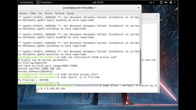 TrabajoFinal: Instalacion de Oracle Xe 11g en linux Ubuntu (Maquina virtual) JuanDanielGarciaLopez смотреть онлайн