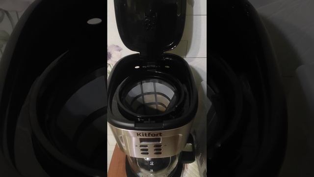 Kitfort KT-727  кофеварка. Обзор приготовление.