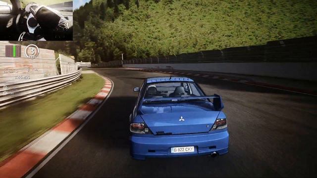 Mitsubishi Lancer Evo IX MR 2006 - Nürburgring - Touristenfahrten - Tail Cam - AC смотреть онлайн