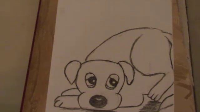 Арт искусство собака нарисована в виде карикатуры . Посмотрите как просто . смотреть онлайн