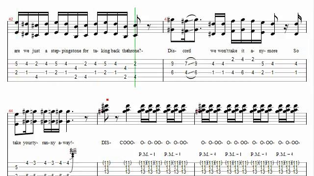 [Guitar Tab] "Discord (TheLivingTombstone remix)" by Eurobeat Brony смотреть онлайн