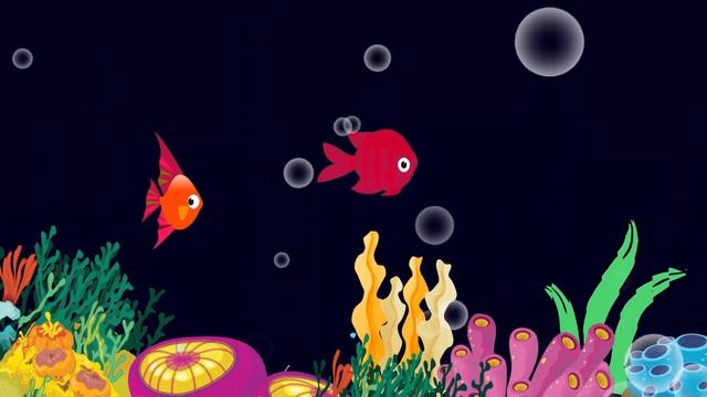 Lullabies For Babies, Sleep Music, Peaceful Fish Animation, Fish Lullaby, Lullaby Fish, Aquarium Lu