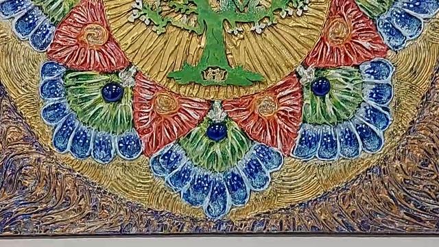 Энерго картина, мандала "Древо любви в круге жизни" смотреть онлайн