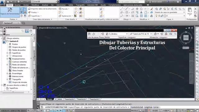 Red de Tuberías para Alcantarillado en Autocad Civil 3D 2014 (Español) PRIMERA PARTE смотреть онлайн