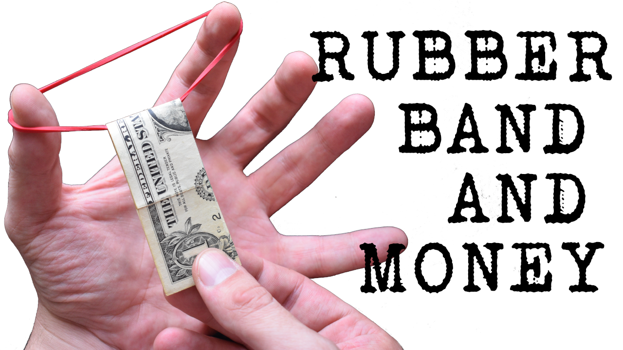 Фокус с Резинкой и Деньгой с обучением Выучи за ОДНУ минуту!