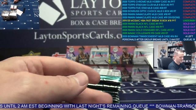 2019/20 Panini Mosaic Basketball Fast Break 10 Box Break #18 смотреть онлайн
