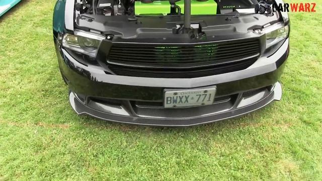 2012 Ford Mustang Roush Stage 3 At Cruise The Park 2016 смотреть онлайн