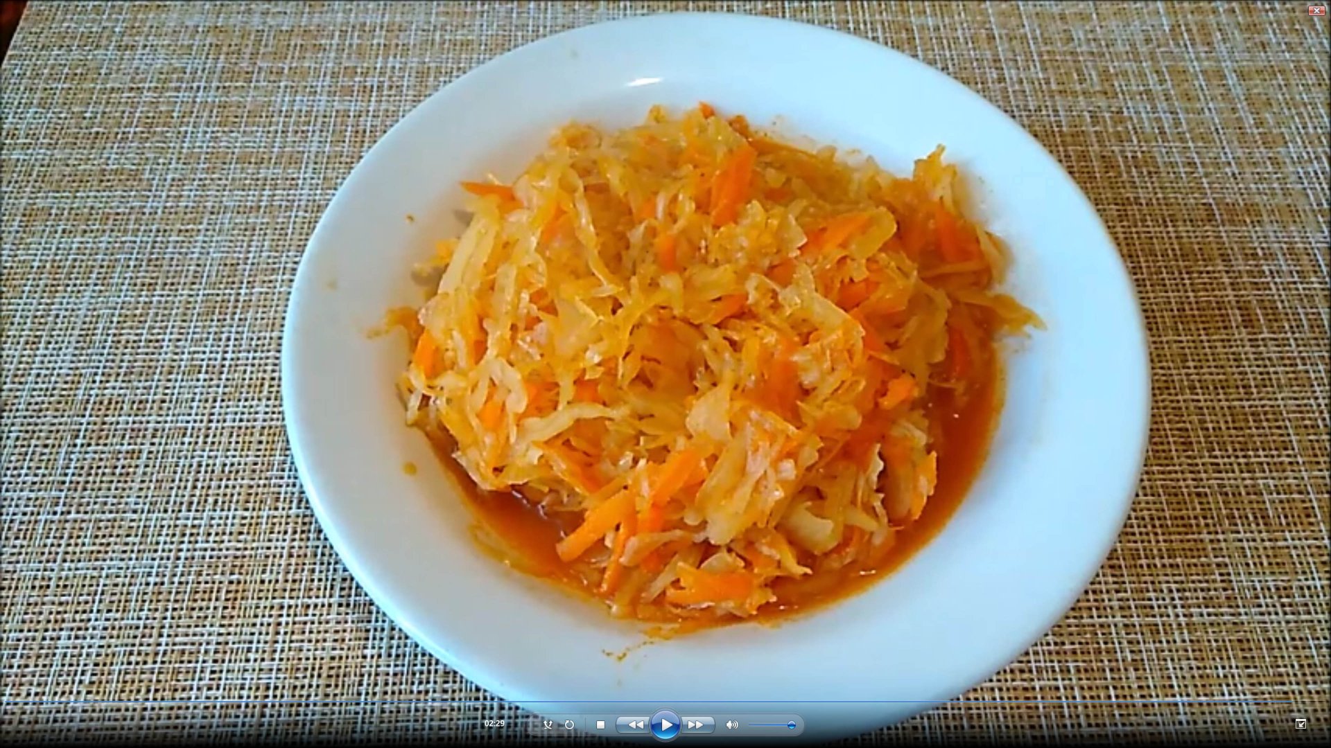 Тушёная капуста.mp4 смотреть онлайн