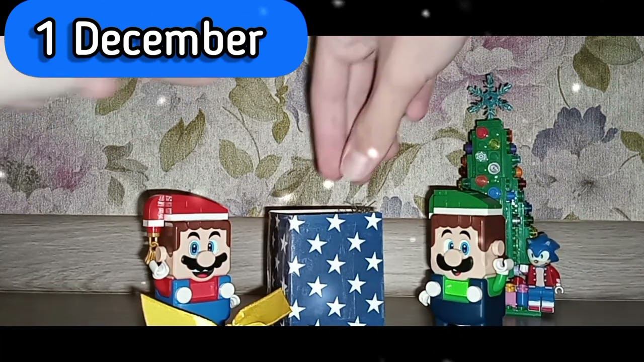 My Christmas & New Year Advent Calendar mini surprises by Lego Super Mario & Luigi. Day 1 смотреть онлайн