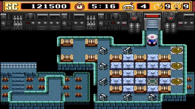 Super Bomberman 2: Normal Game: Level 4-4 to 4-6 смотреть онлайн