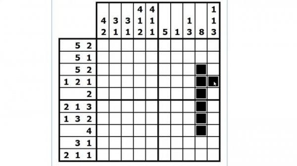 How to solve Nonogram Puzzles - The Basics