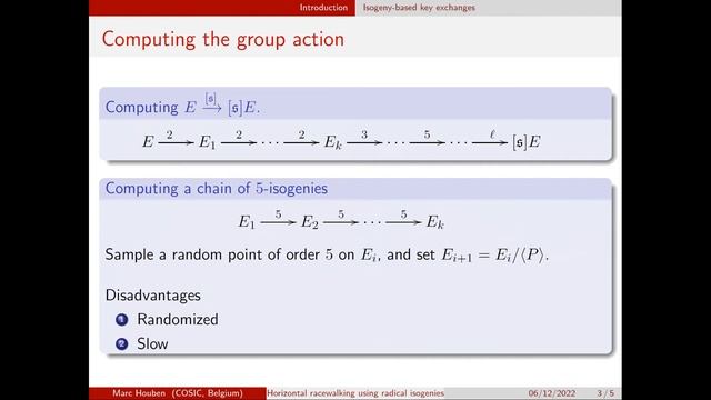 Horizontal racewalking using radical isogenies смотреть онлайн
