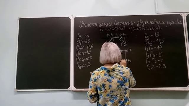 Как построит рукав? Втачной рукав с нижней половинкой смотреть онлайн