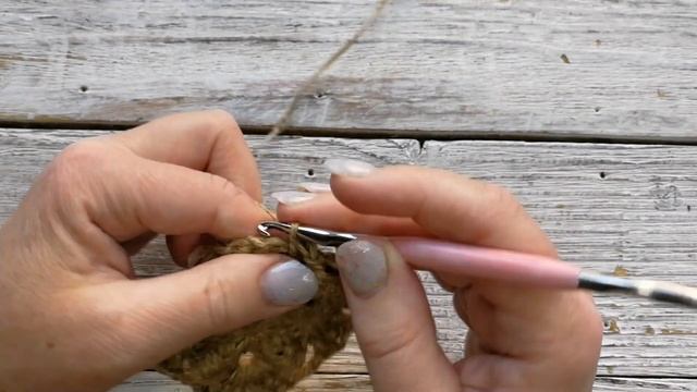 Салфетка или ковер связанный крючком из джута Домашний декор своими руками Home decor #вязание смотреть онлайн