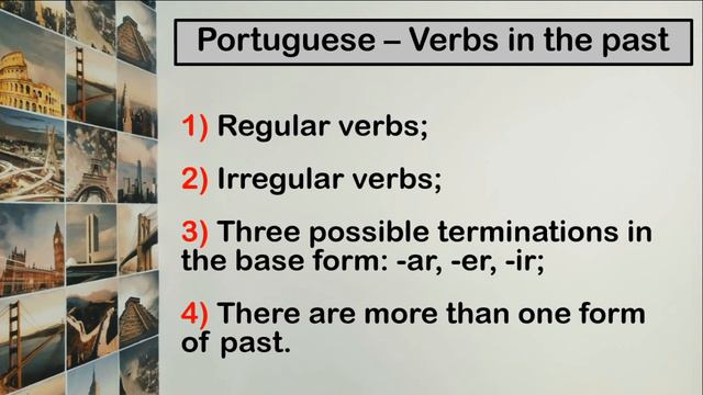 Learn Portuguese - Verbs in the past смотреть онлайн