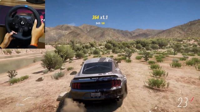 1900Hp Ford Mustang RTR Forza Horizon 5 Logitech G923 смотреть онлайн