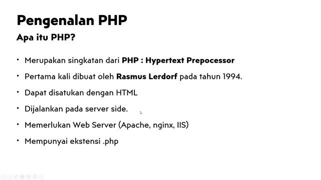 Belajar PHP Dasar - #1 Pengenalan PHP смотреть онлайн