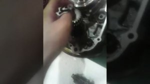 Сборка коробки переключения передач питбайка ZS155 YX140 ZS125