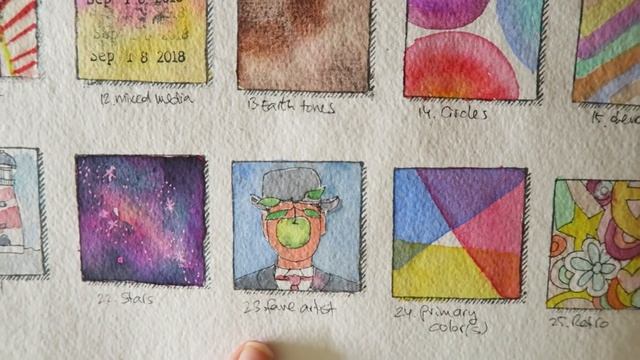 Art Journal Flip Through #9- October 2018 смотреть онлайн