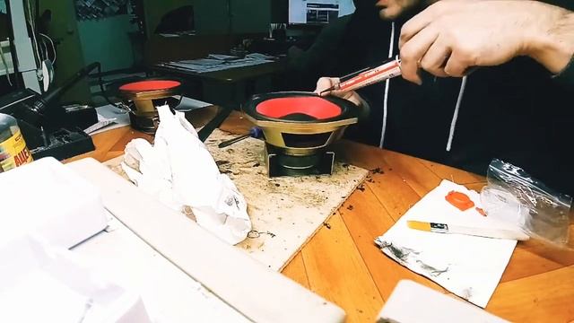 Замена подвеса динамиков Aiwa / replacement of speaker suspension Aiwa смотреть онлайн