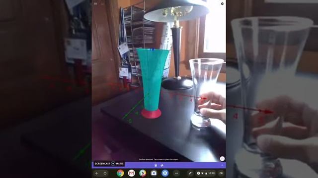 Modeling a Glass in GeoGebra 3D GC with Augmented Reality смотреть онлайн