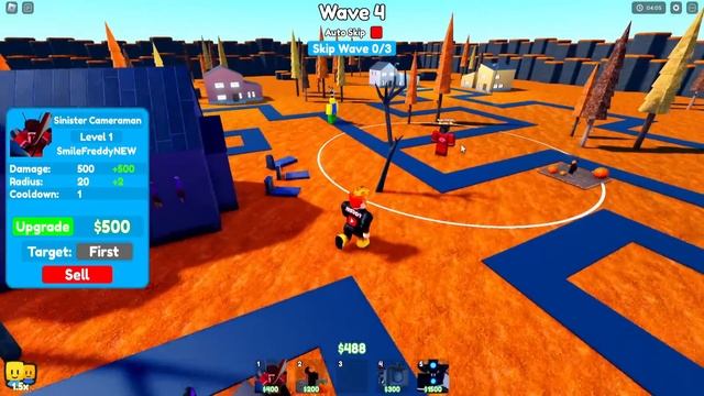 СЕРВЕР НУБИКОВ против ХЭЛЛОУИН АРМИИ СКИБИДИ ТУАЛЕТОВ в Toilet Tower Defense Roblox