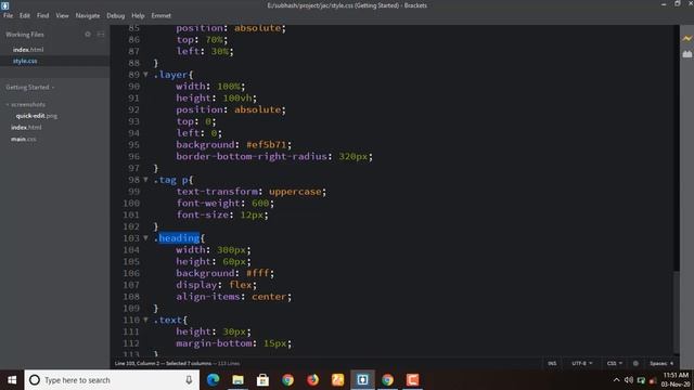 Animation effect website design | HTML CSS JavaScript | landing page design tutorial смотреть онлайн