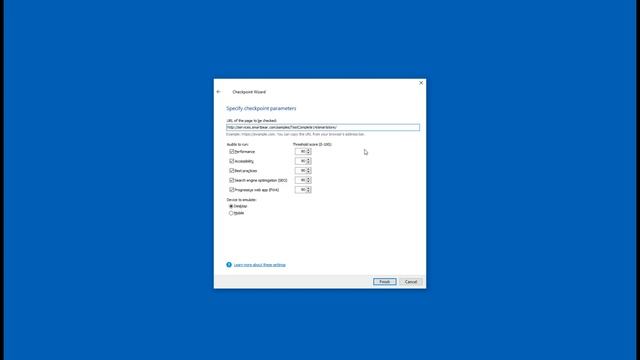 Web Audits Checkpoints in TestComplete смотреть онлайн