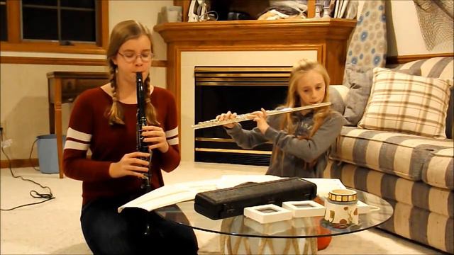 Flute and Clarinet Duets | Eileen and Ella смотреть онлайн