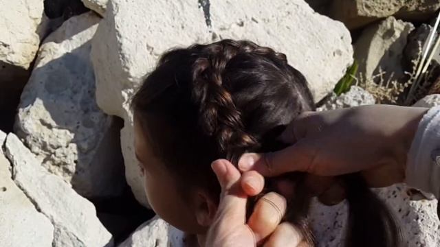 Коса Месяц? - Луна ?. Голландская коса полукругом и кругом. // Dutch braid смотреть онлайн