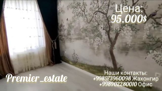 Квартира вашей мечты! 3х_комнатная 100м².95 000$. этажность 3/6 г.Самарканд ул.Гагарина.Недвижимост смотреть онлайн
