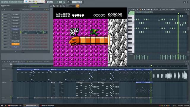 Remastered NES BattleToads Level 6 Soundtrack #NES