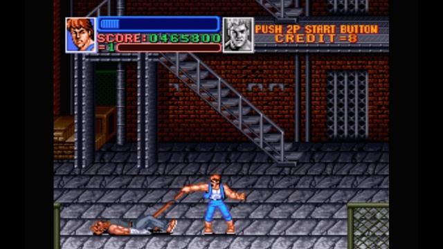 Super Nintendo (Snes) 16-bit Return of (Super) Double Dragon Mission 5 Urban slums (Гор Трущобы)