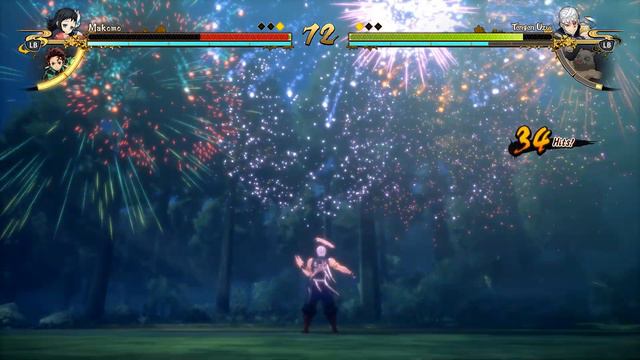 Tanjiro Kamado & Makomo Vs. Tengen Uzui | Demon Slayer -Kimetsu No Yaiba- The Hinokami Chronicles