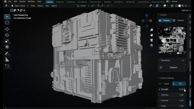 Easy Hard Surface Modeling Using - Surface Blender Addon Tutorial смотреть онлайн