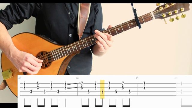 That's Alright - Irish Bouzouki Playthrough With Tabs смотреть онлайн