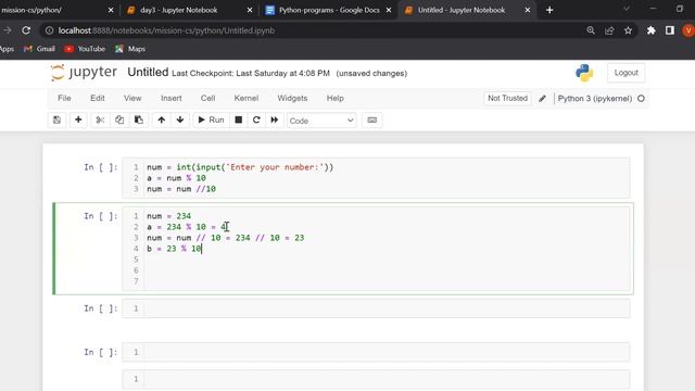Python program to find the sum of the square of a given number смотреть онлайн