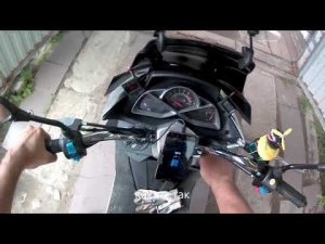 скутер GALAXY 50(125) проверка свечки после 1000 км пробега