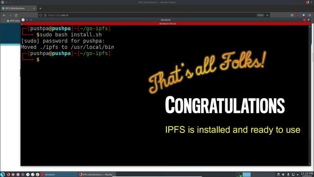 InterPlanetary File System@IPFS Installation & Initialization(IPFS-2) смотреть онлайн