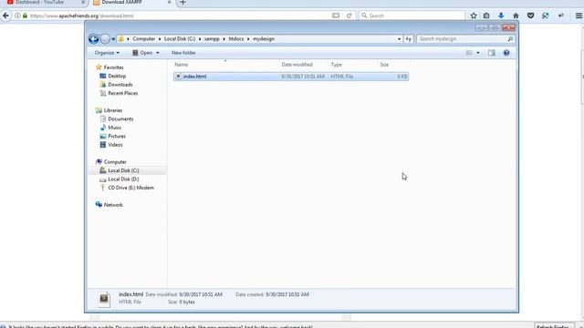 how to use localhost, xammp installation and design смотреть онлайн