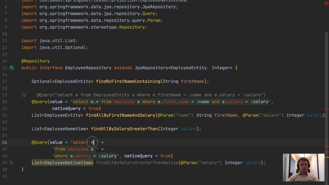 Spring Boot. 5.5 Data JPA starter. Projections смотреть онлайн