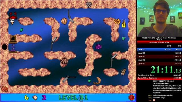 Freddi Fish and Luther's Maze Madness (Any%) in 40:47 [World Record] смотреть онлайн