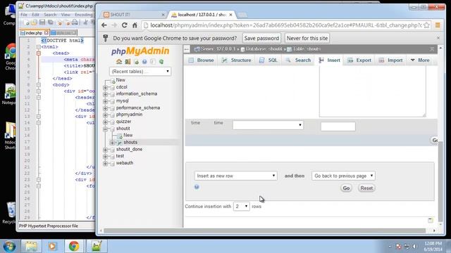 Learn how to create a Shoutit Shoutbox in PHP and MySQL - Part 2 смотреть онлайн