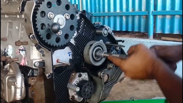 volkswagan vento tdi timing belt installing смотреть онлайн