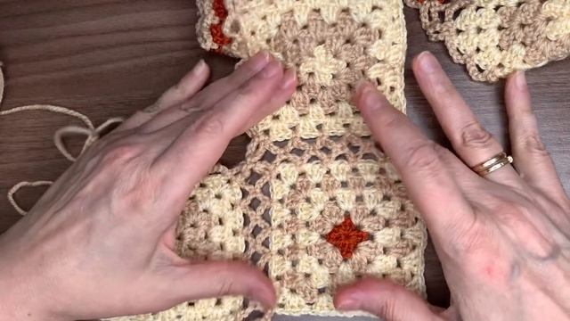 КРАСИВОЕ БЕЗОТРЫВНОЕ СОЕДИНЕНИЕ КВАДРАТОВ. ВЯЗАНИЕ КРЮЧКОМ. смотреть онлайн