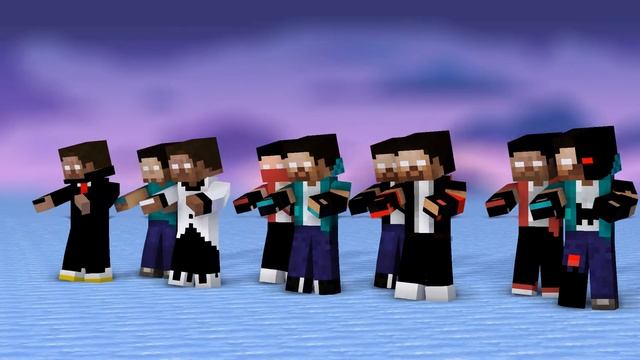 ALL HEROBRINE BROTHERS | STAY DANCE - MINECRAFT ANIMATIONS смотреть онлайн