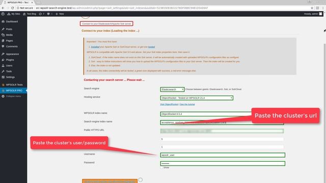 Create an ObjectRocket Elasticsearch index (WPSOLR plugin) смотреть онлайн